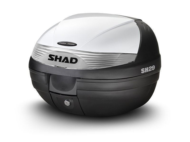 Adhesivos Para Baúl Shad Sh37, Color Blanco, Perfectos Para Personalizar Y Proteger Maleteros De Moto
